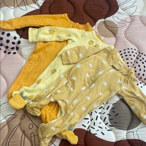 Yellow Kids One Piece Set